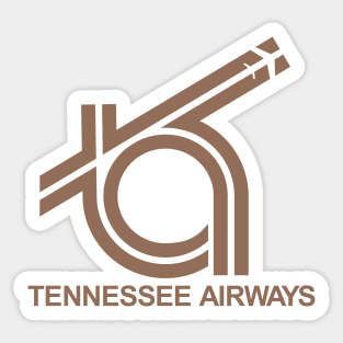 Retro Airlines - Tennessee Airways 1978 Sticker